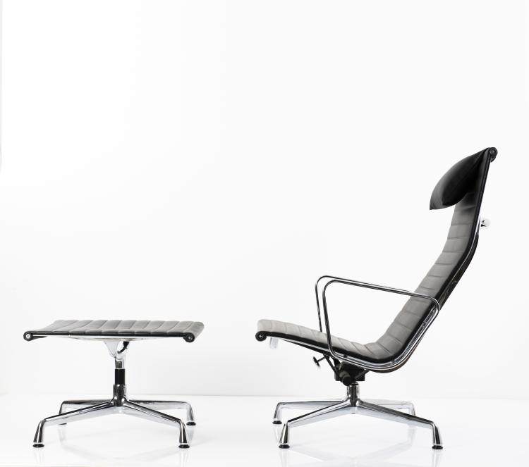 Bild 14 zu Objekt, 'Alu Group' armchair and ottoman, 1958, Charles Eames, Vitra Design, Weil am Rhein, 149B 353