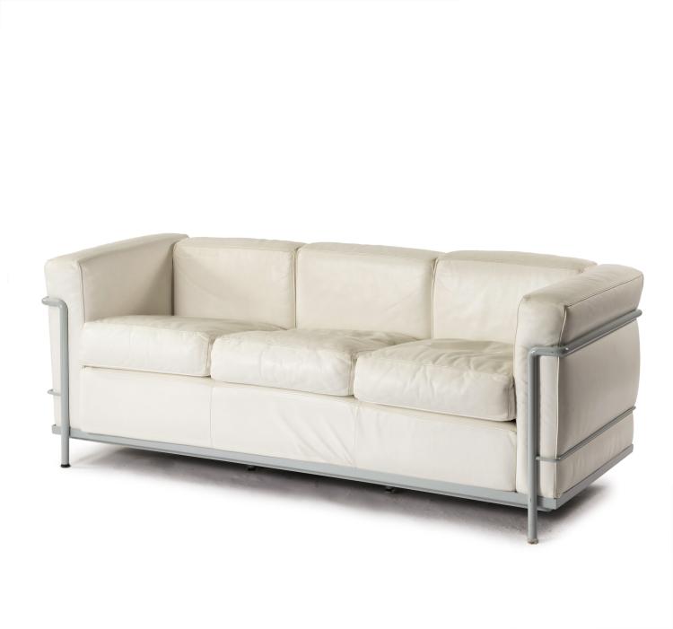 Hauptbild zu Objekt, 'LC 2' settee, 1928, Pierre Jeanneret,Charlotte Perriand,Le Corbusier Charles-&Eacute;douard Jeanneret-Gris, Cassina, Mailand, 149B 289