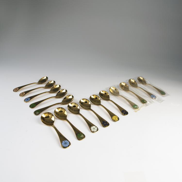 Hauptbild zu Objekt, 15 spoons, 1975-81, Jensen, Georg, 146C 500