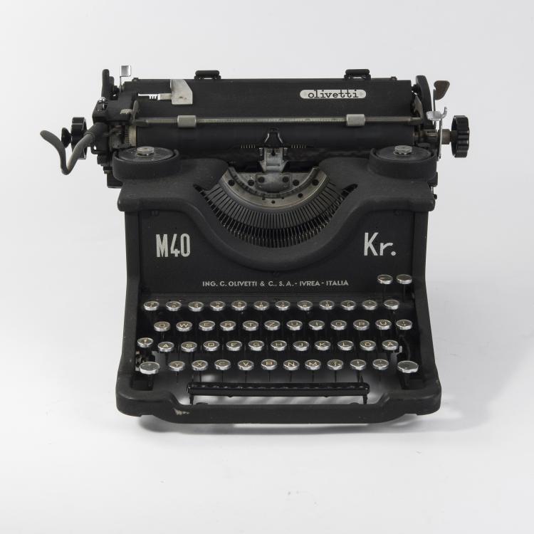 Bild 1 zu Objekt, 'M40' typewriter, 1930, Olivetti, Ivrea, 146C 622