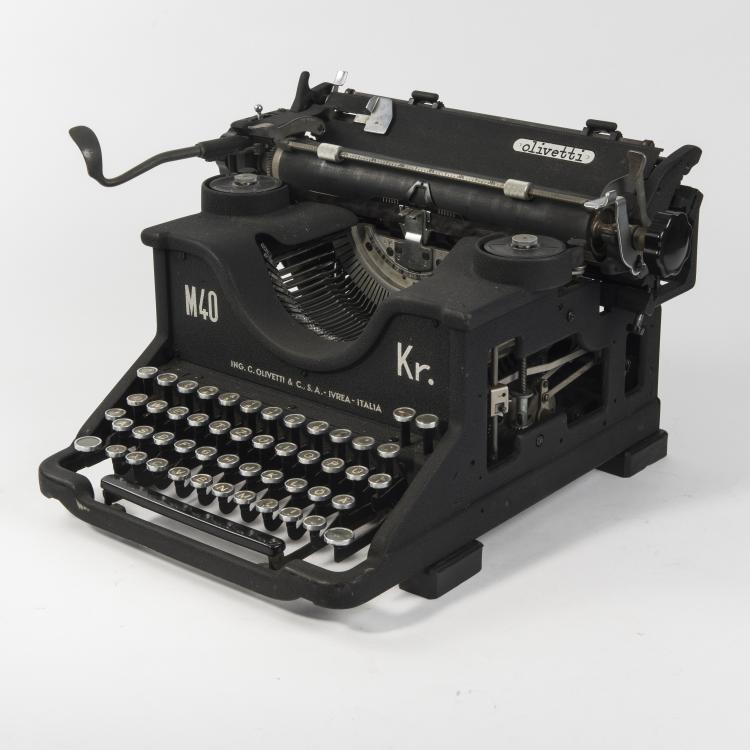 Bild 2 zu Objekt, 'M40' typewriter, 1930, Olivetti, Ivrea, 146C 622