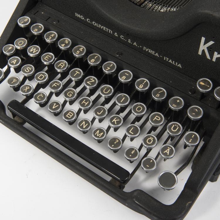 Bild 4 zu Objekt, 'M40' typewriter, 1930, Olivetti, Ivrea, 146C 622