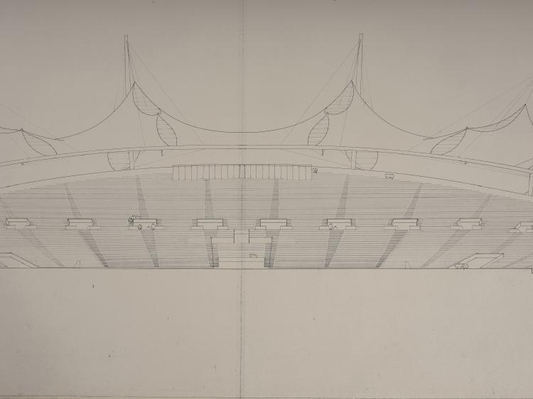 Bild 4 zu Objekt, Architectural plans, 1968/69, Olympiade M&uuml;nchen 1972, 146C 618