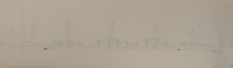 Bild 6 zu Objekt, Architectural plans, 1968/69, Olympiade M&uuml;nchen 1972, 146C 618
