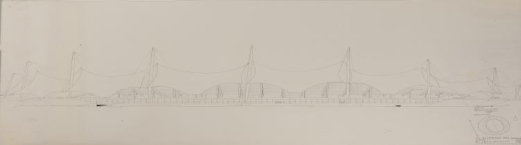 Bild 7 zu Objekt, Architectural plans, 1968/69, Olympiade M&uuml;nchen 1972, 146C 618