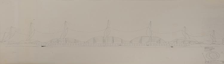 Bild 8 zu Objekt, Architectural plans, 1968/69, Olympiade M&uuml;nchen 1972, 146C 618