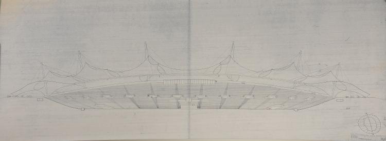 Bild 9 zu Objekt, Architectural plans, 1968/69, Olympiade M&uuml;nchen 1972, 146C 618