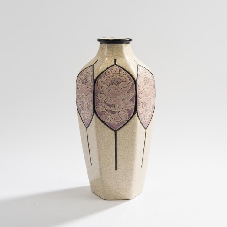 Bild 1 zu Objekt, Vase, 1920er Jahre , Longwy, Soci&eacute;t&eacute; des Faienceries de, 147B 536