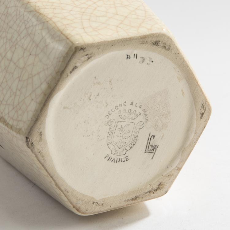 Bild 3 zu Objekt, Vase, 1920er Jahre , Longwy, Soci&eacute;t&eacute; des Faienceries de, 147B 536