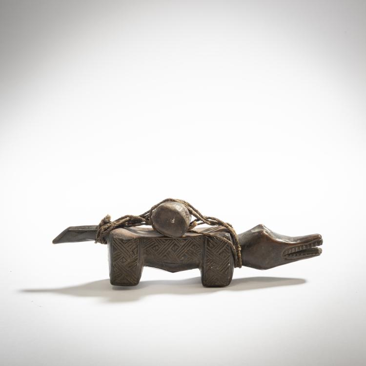 Hauptbild zu Objekt, Orakelfigur Krokodil, Demokratische Republic Kongo, 151C 830