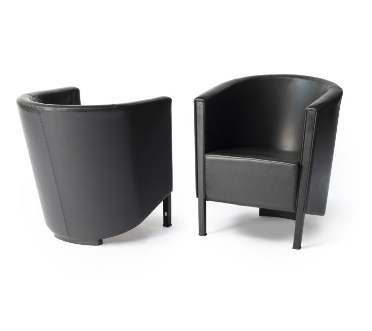 Hauptbild zu Objekt, Paar Sessel 'Novecento', 1988, Moroso, Mailand, 146B 390