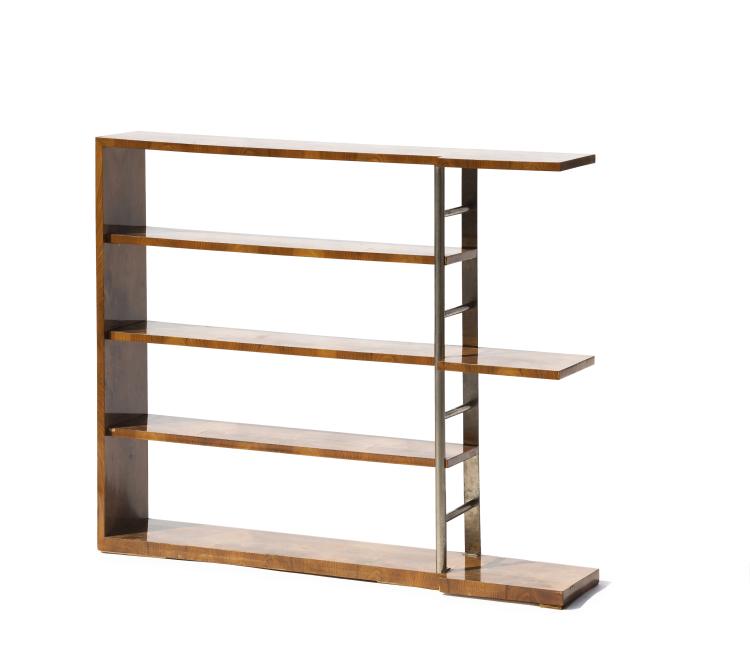 Hauptbild zu Objekt, B&uuml;cherregal, um 1930, Frankreich, 147B 656