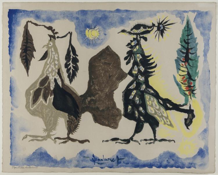 Hauptbild zu Objekt, 'Deux Coques', um 1955, Jean Lur&ccedil;at, 149B 435