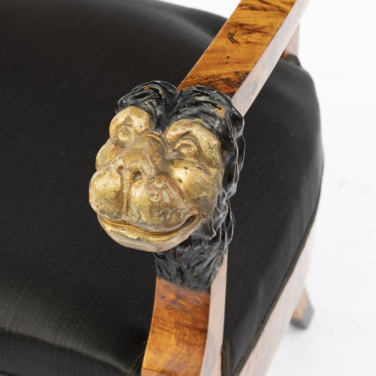 Bild 6 zu Objekt, L&ouml;wenkopf-Sessel, um 1810, Baltikum (zugeschrieben), 147B 623