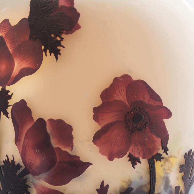 Bild 4 zu Objekt, Gro&szlig;e Vase 'An&eacute;mones', um 1925, Muller Fr&egrave;res, Lun&eacute;ville, 147B 238