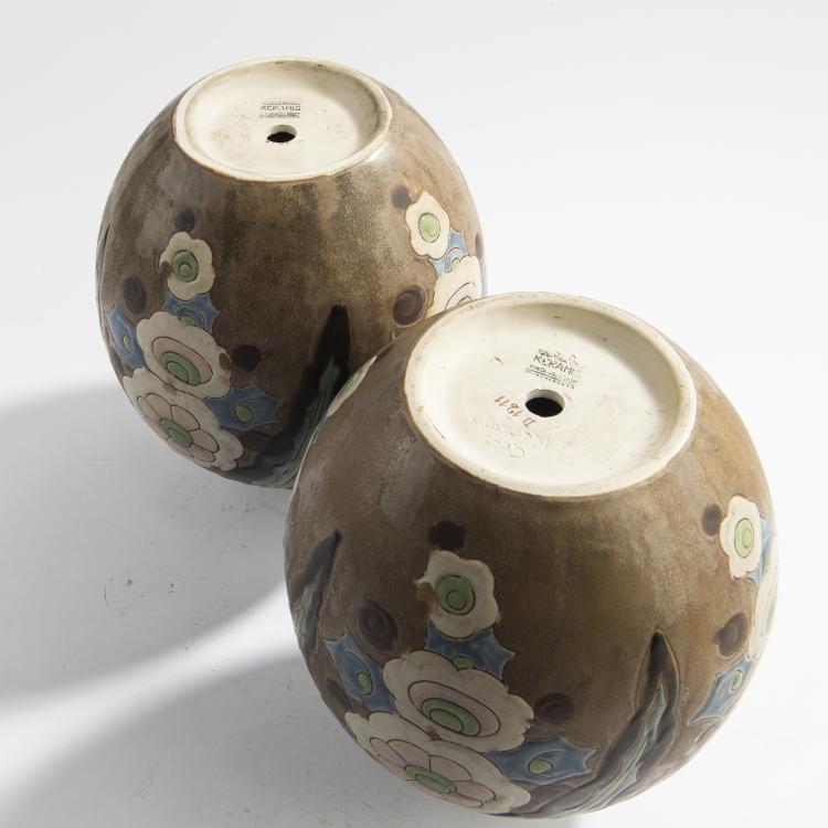 Bild 4 zu Objekt, Two vases / lamp bases, c. 1928, Boch Fr&egrave;res, La Louvi&egrave;re, 147B 521