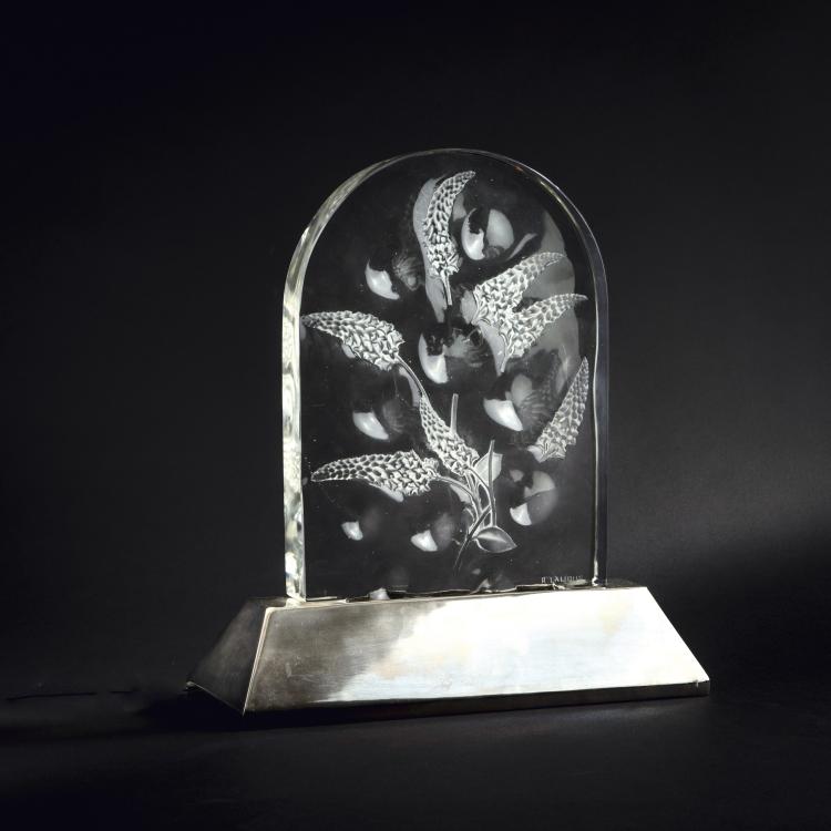 Hauptbild zu Objekt, 'V&eacute;ronique' table lamp, 1928, Lalique, Ren&eacute;, Wingen-sur-Moder, 147A 42