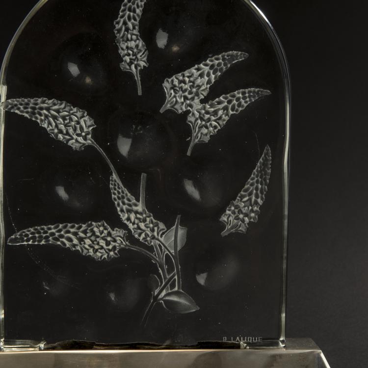 Bild 1 zu Objekt, 'V&eacute;ronique' table lamp, 1928, Lalique, Ren&eacute;, Wingen-sur-Moder, 147A 42