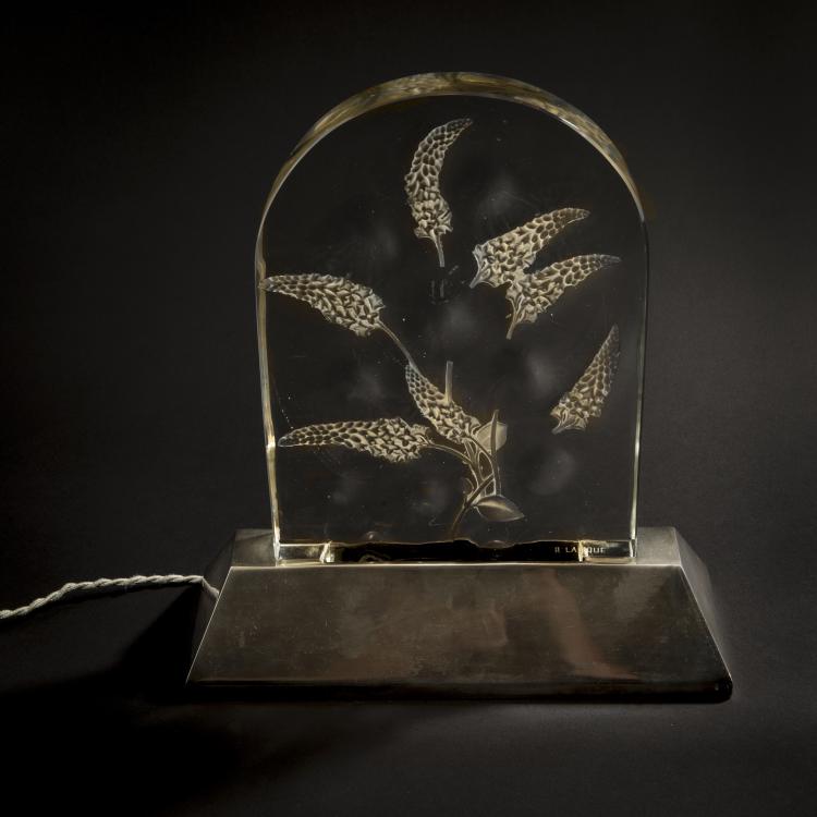 Bild 2 zu Objekt, 'V&eacute;ronique' table lamp, 1928, Lalique, Ren&eacute;, Wingen-sur-Moder, 147A 42