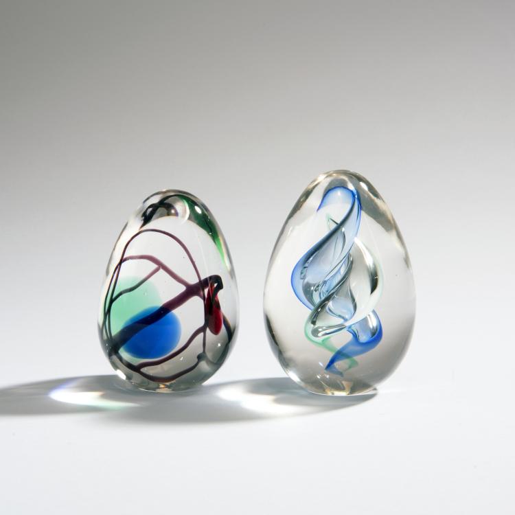 Hauptbild zu Objekt, Zwei Briefbeschwerer, 1988, 1992 , Archimede Seguso, Seguso, Archimede, Vetreria, 149C 659