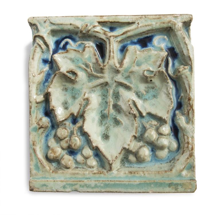 Hauptbild zu Objekt, Zierfliese, um 1900, Bigot, Alexandre, Mer, 147B 518