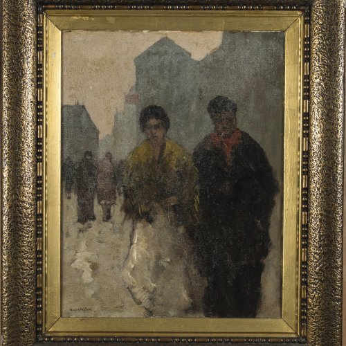 Untitled (Couple on the street, (20th century)