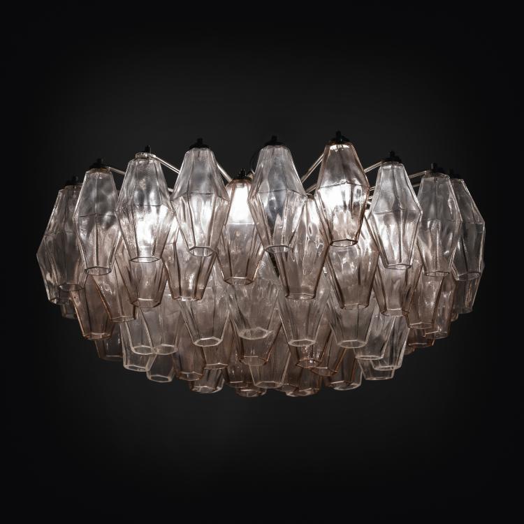 Hauptbild zu Objekt, Ceiling light 'Poliedrica', c. 1958, Paolo Venini, Venini & C., Murano, 149A 82