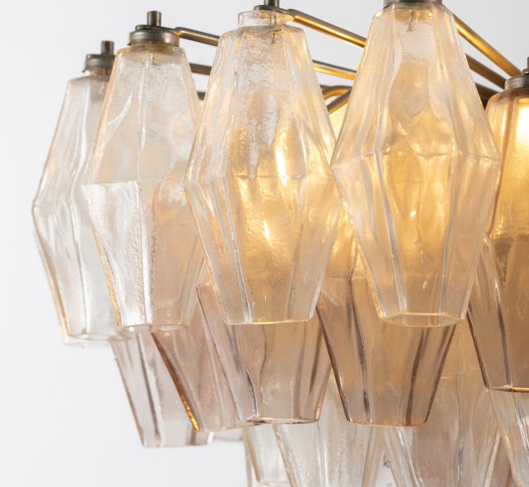 Bild 2 zu Objekt, Ceiling light 'Poliedrica', c. 1958, Paolo Venini, Venini & C., Murano, 149A 82