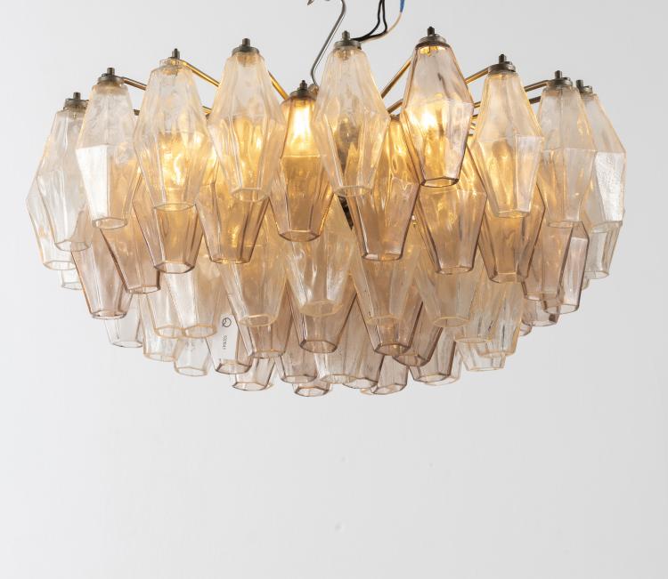 Bild 3 zu Objekt, Ceiling light 'Poliedrica', c. 1958, Paolo Venini, Venini & C., Murano, 149A 82