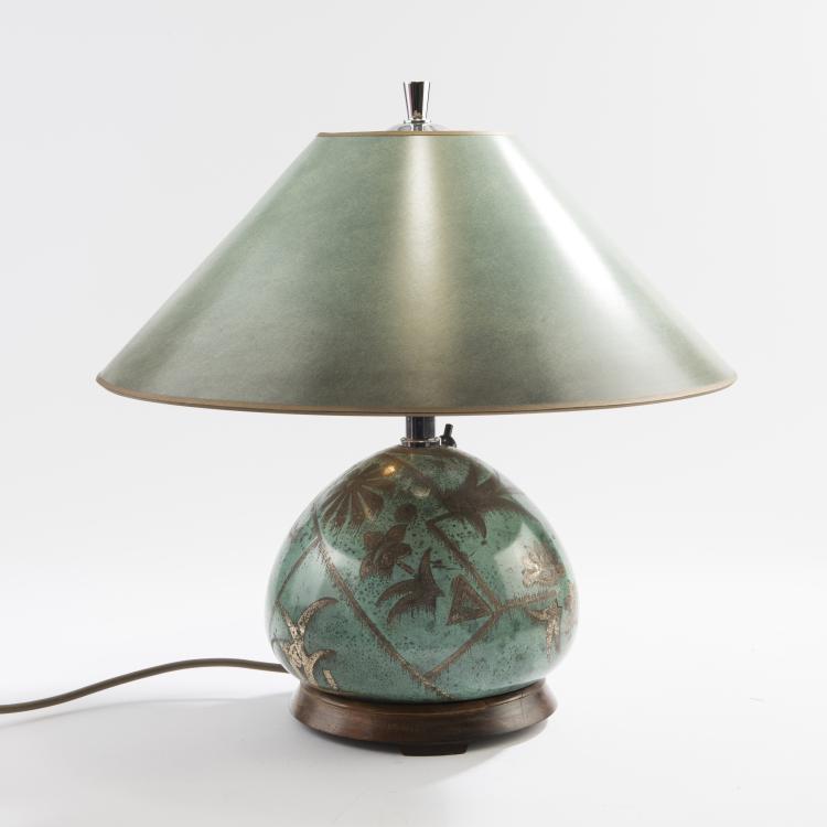 Bild 1 zu Objekt, Tischleuchte 'Ikora', um 1930, WMF, Geislingen, 147B 462