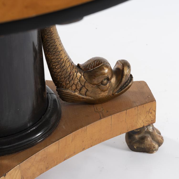 Bild 4 zu Objekt, Esstisch mit Delphinen, um 1820, Deutschland, 147B 633