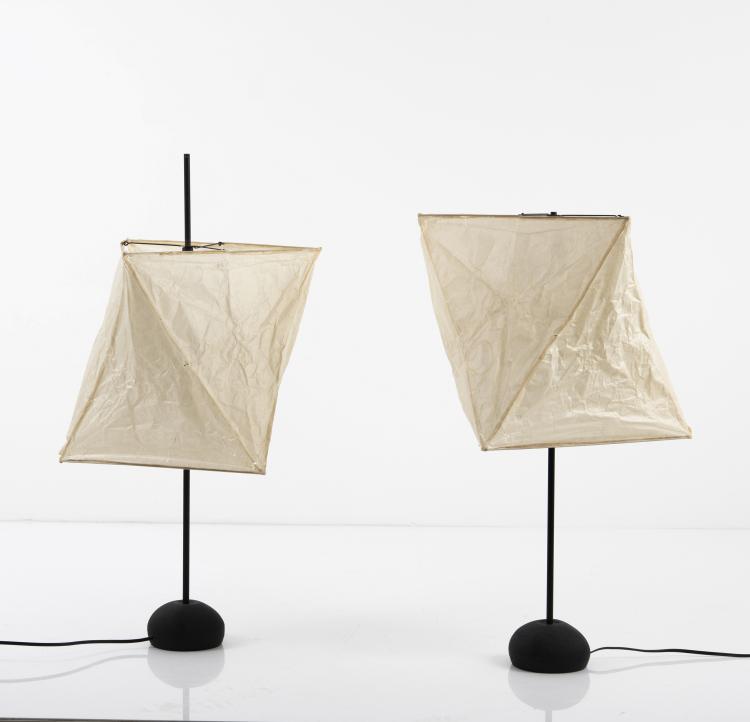 Hauptbild zu Objekt, Zwei Tischleuchten 'Akari - BB1/YA1', um 1963, Ozeki, Gifu, Japan (zugeschrieben), 148A 346