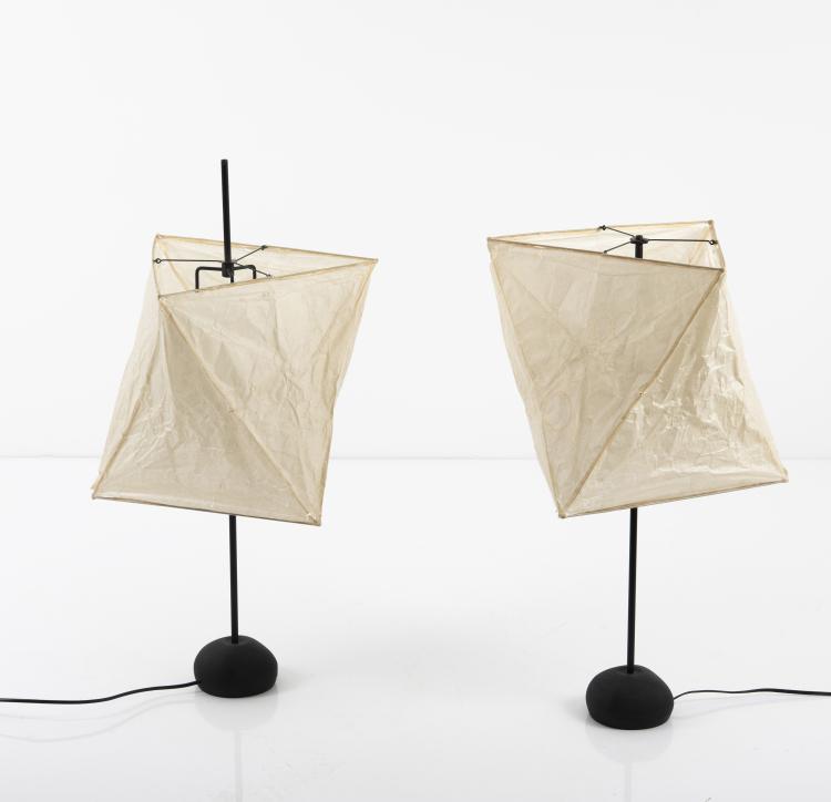 Bild 1 zu Objekt, Zwei Tischleuchten 'Akari - BB1/YA1', um 1963, Ozeki, Gifu, Japan (zugeschrieben), 148A 346