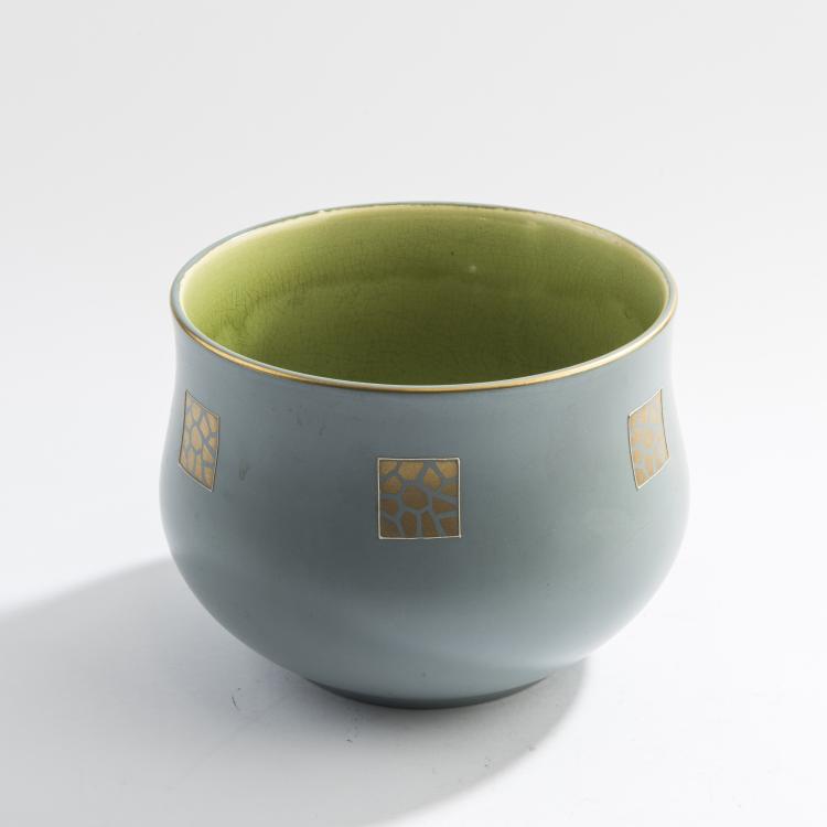 Hauptbild zu Objekt, Cachepot, c. 1910, Utzschneider & Cie., Sarreguemines, 147B 548