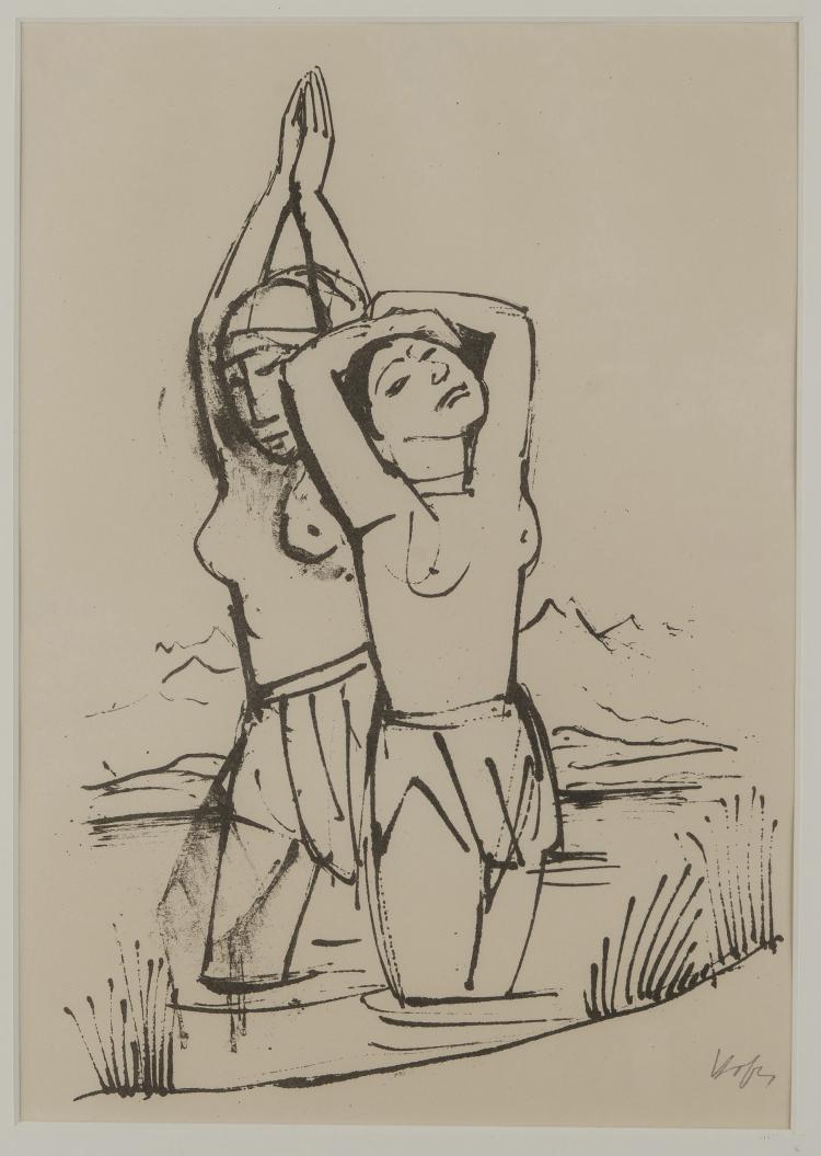 Bild 1 zu Objekt, 'Zenana' (11 lithographs from the same portfolio), 1923, Editiert von der Mar&eacute;es Gesellschaft und R. Piper & Co., M&uuml;nchen, 1923, 148C 497
