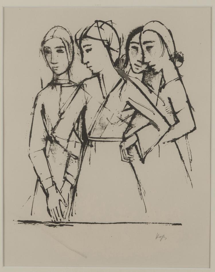 Bild 2 zu Objekt, 'Zenana' (11 lithographs from the same portfolio), 1923, Editiert von der Mar&eacute;es Gesellschaft und R. Piper & Co., M&uuml;nchen, 1923, 148C 497