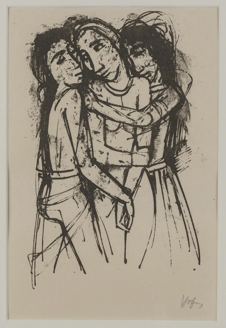 Bild 5 zu Objekt, 'Zenana' (11 lithographs from the same portfolio), 1923, Editiert von der Mar&eacute;es Gesellschaft und R. Piper & Co., M&uuml;nchen, 1923, 148C 497