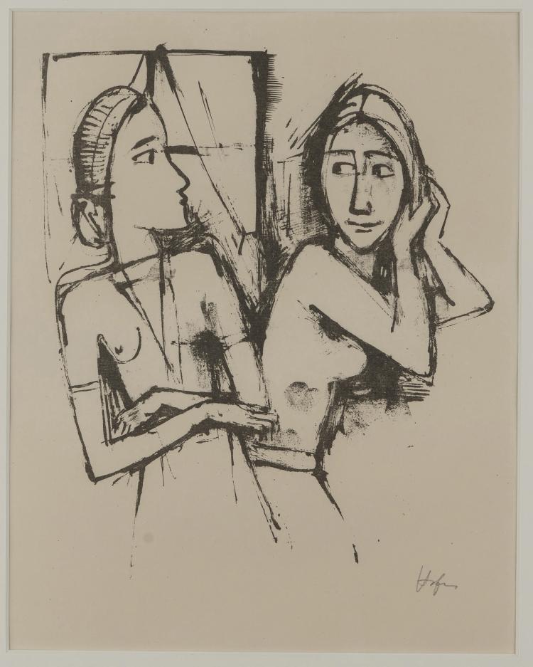 Bild 7 zu Objekt, 'Zenana' (11 lithographs from the same portfolio), 1923, Editiert von der Mar&eacute;es Gesellschaft und R. Piper & Co., M&uuml;nchen, 1923, 148C 497