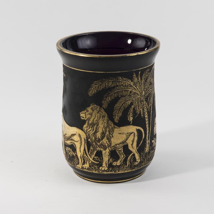 Bild 1 zu Objekt, Vase 'Animor', um 1926, Moser, Ludwig, Karlsbad, 147B 304