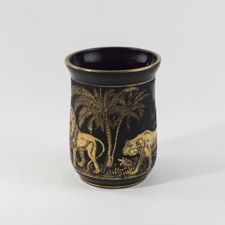 Bild 2 zu Objekt, Vase 'Animor', um 1926, Moser, Ludwig, Karlsbad, 147B 304