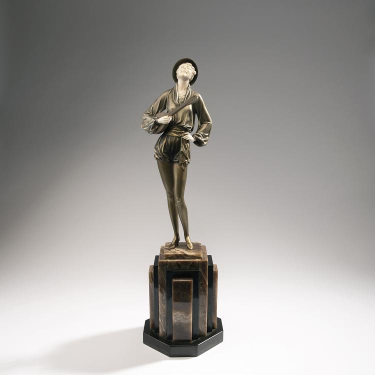 Bild 6 zu Objekt, 'Mandolin Player', c. 1925, 147B 397