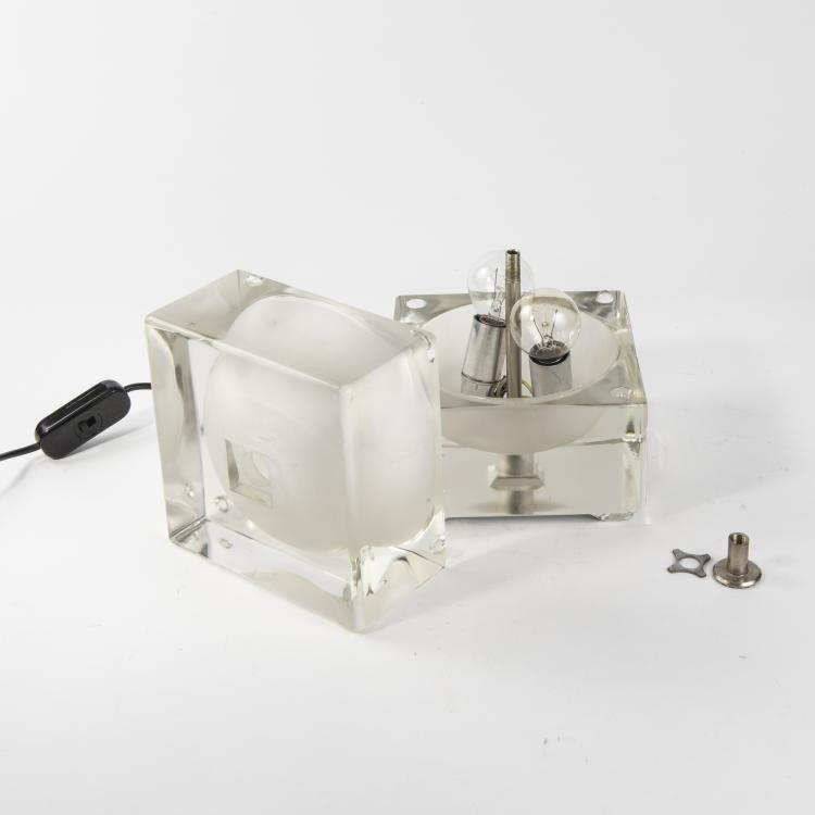 Bild 2 zu Objekt, Tischleuchte 'Cubosfera', 1968, Fidenza Vetraria, Italien, 146B 306