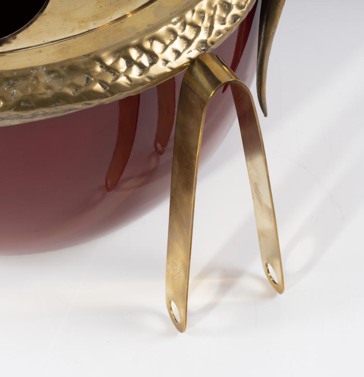 Bild 3 zu Objekt, Champagnerk&uuml;hler mit Eisbeh&auml;lter und Zange, um 1965, Gabriella Crespi, Italien, 146B 300