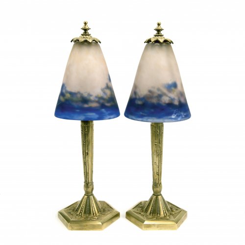 Two table lights, c1925