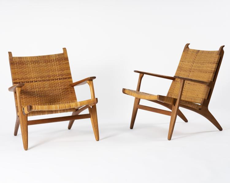 Bild 1 zu Objekt, Two 'CH 27' armchairs, 1949, Hansen, Carl & S&oslash;n, Odense, 146C 465