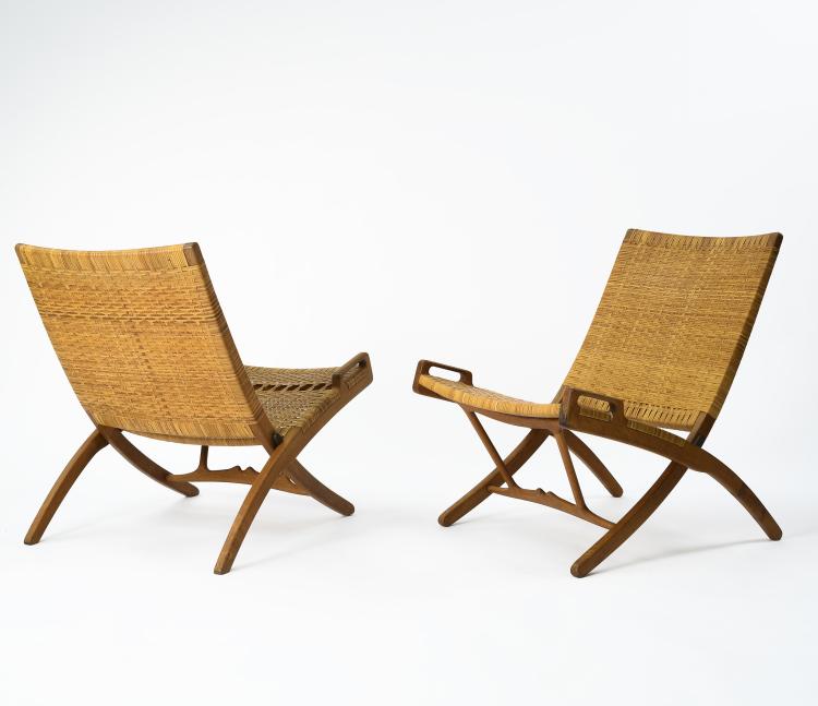 Bild 4 zu Objekt, Two folding 'X chairs' , 1949, Hansen, Johannes, 146C 466