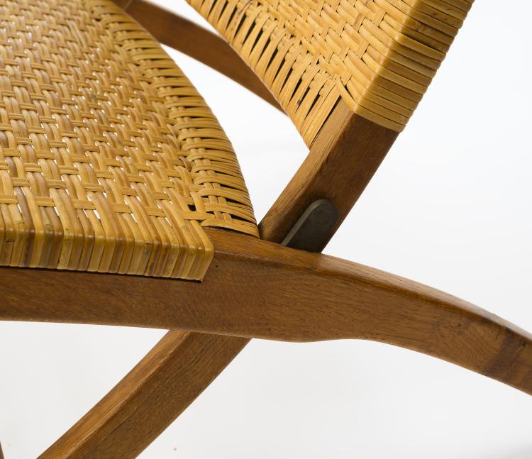 Bild 5 zu Objekt, Two folding 'X chairs' , 1949, Hansen, Johannes, 146C 466