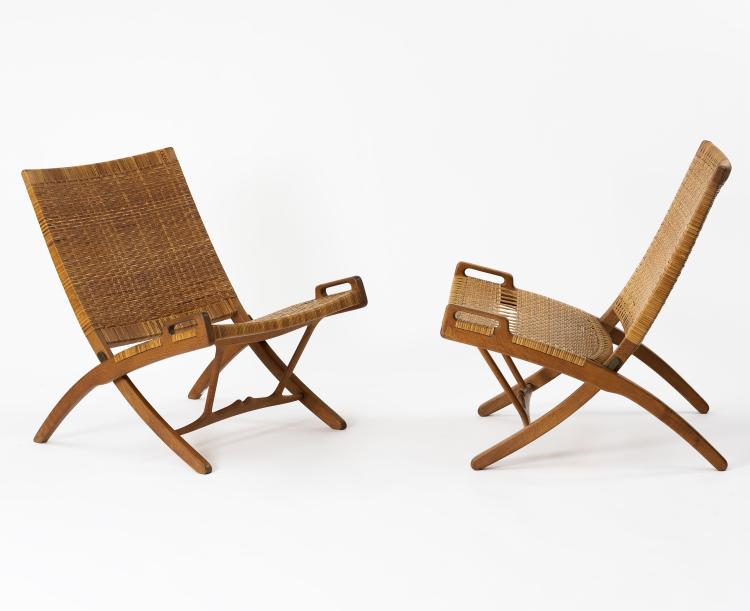 Bild 7 zu Objekt, Two folding 'X chairs' , 1949, Hansen, Johannes, 146C 466