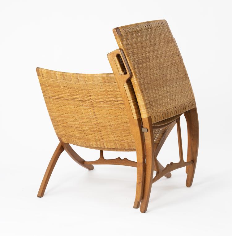 Bild 9 zu Objekt, Two folding 'X chairs' , 1949, Hansen, Johannes, 146C 466