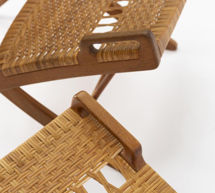 Bild 14 zu Objekt, Two folding 'X chairs' , 1949, Hansen, Johannes, 146C 466